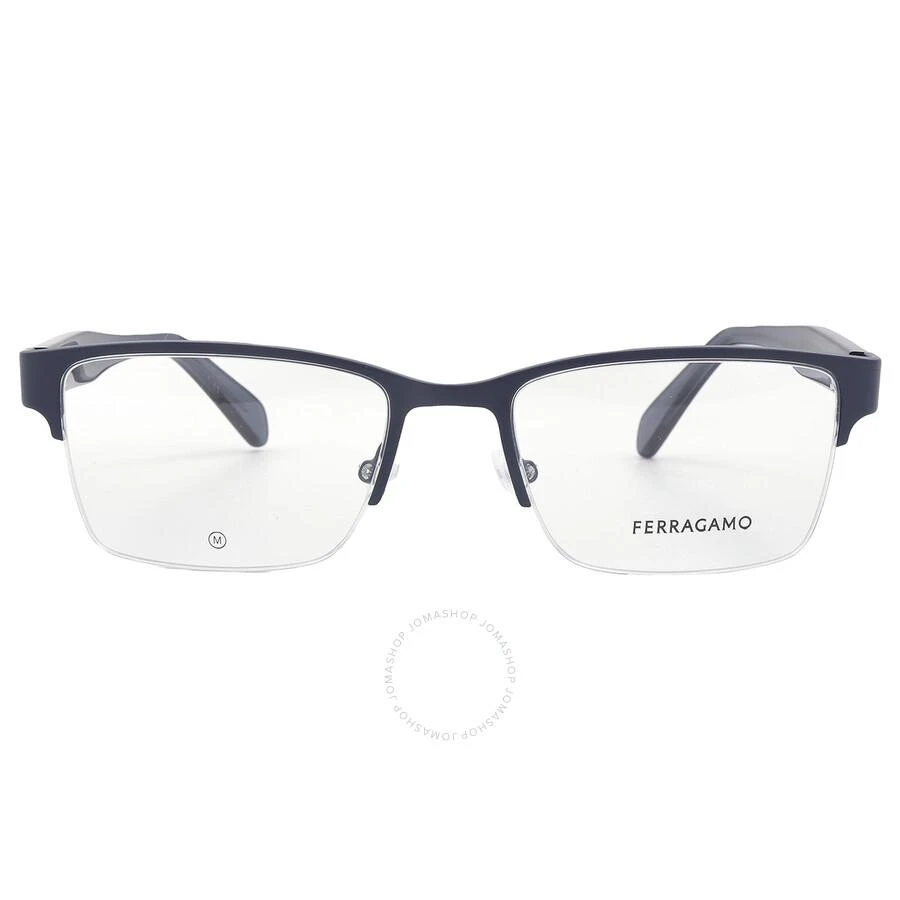 Salvatore Ferragamo Salvatore Ferragamo Demo Rectangular Men's Eyeglasses SF2222 401 54 1