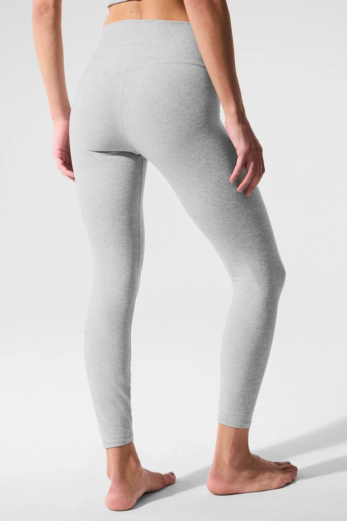 Alo Alosoft High-Waist 7/8 Highlight Legging - Athletic Heather Grey 2