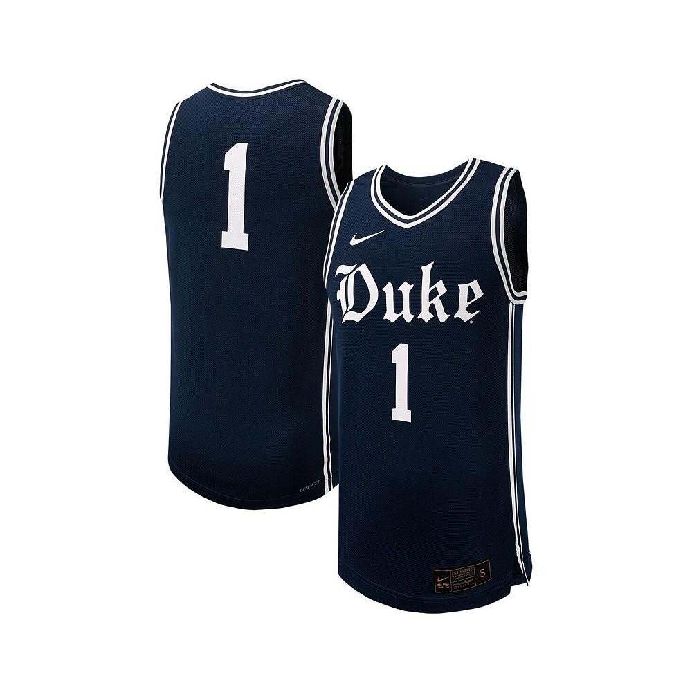 Nike Men's #1 Black Duke Blue Devils Replica Basketball Jersey