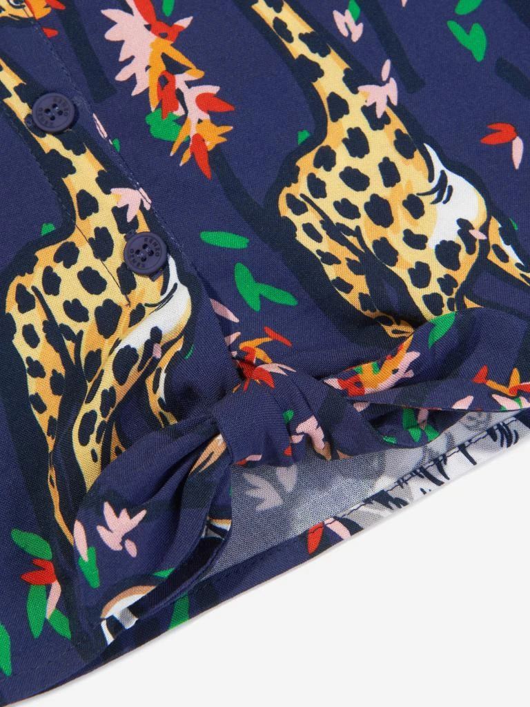 Kenzo KENZO Girls Short Sleeve Shirt in Blue 4