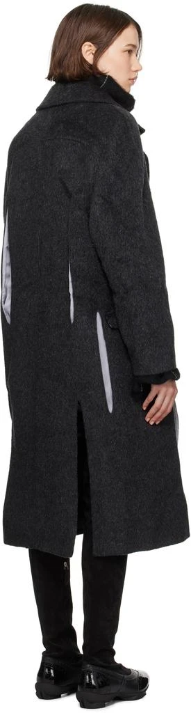 Kiko Kostadinov Gray Bowie Tailored Coat 3