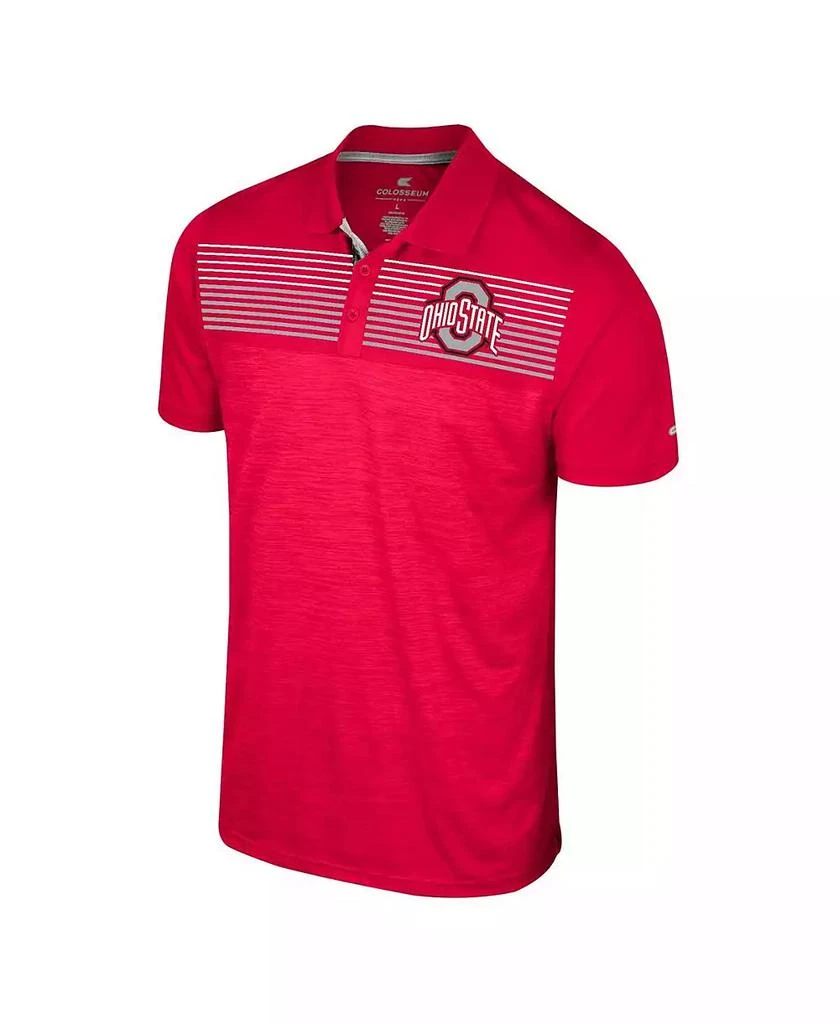 Colosseum Men's Crimson Alabama Crimson Tide Big Tall Langmore Polo Shirt 3