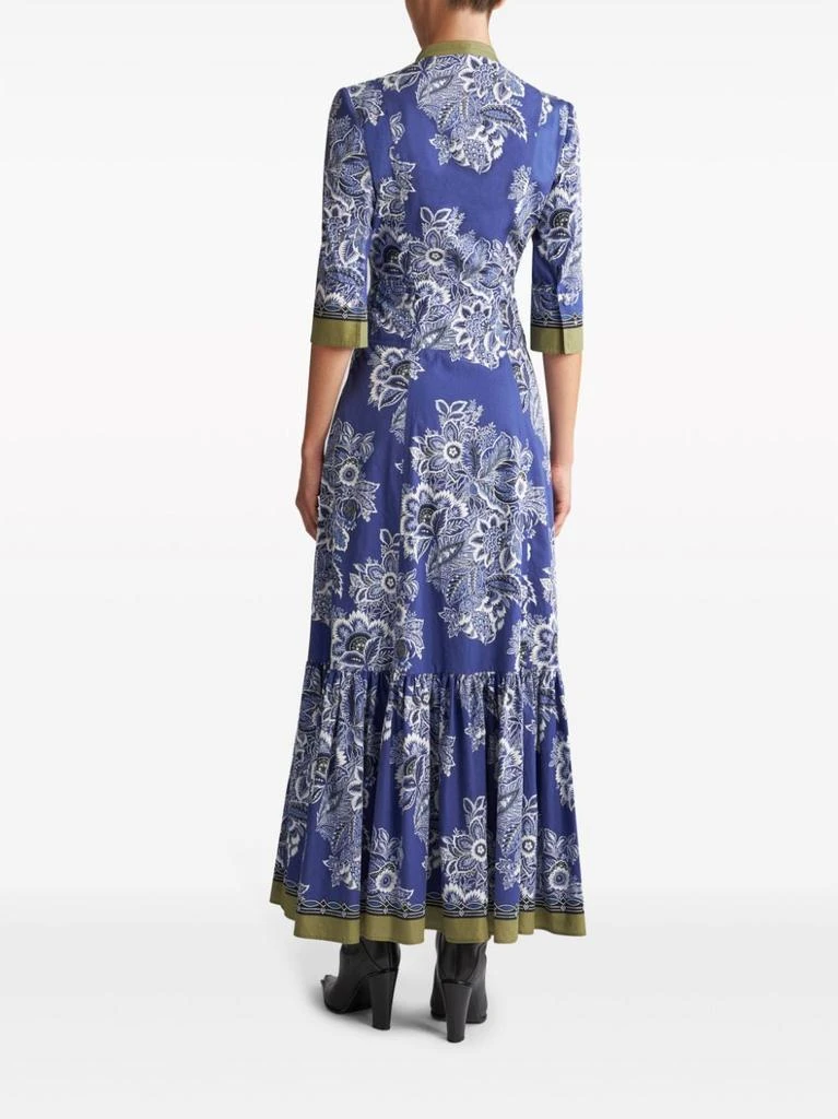 ETRO VESTIDO LARGO PRINT AZUL ESTAMP AMEBAS 3