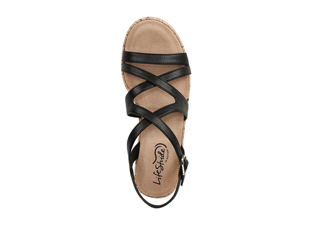 LifeStride Bailey Strappy Platform Wedge Sandals