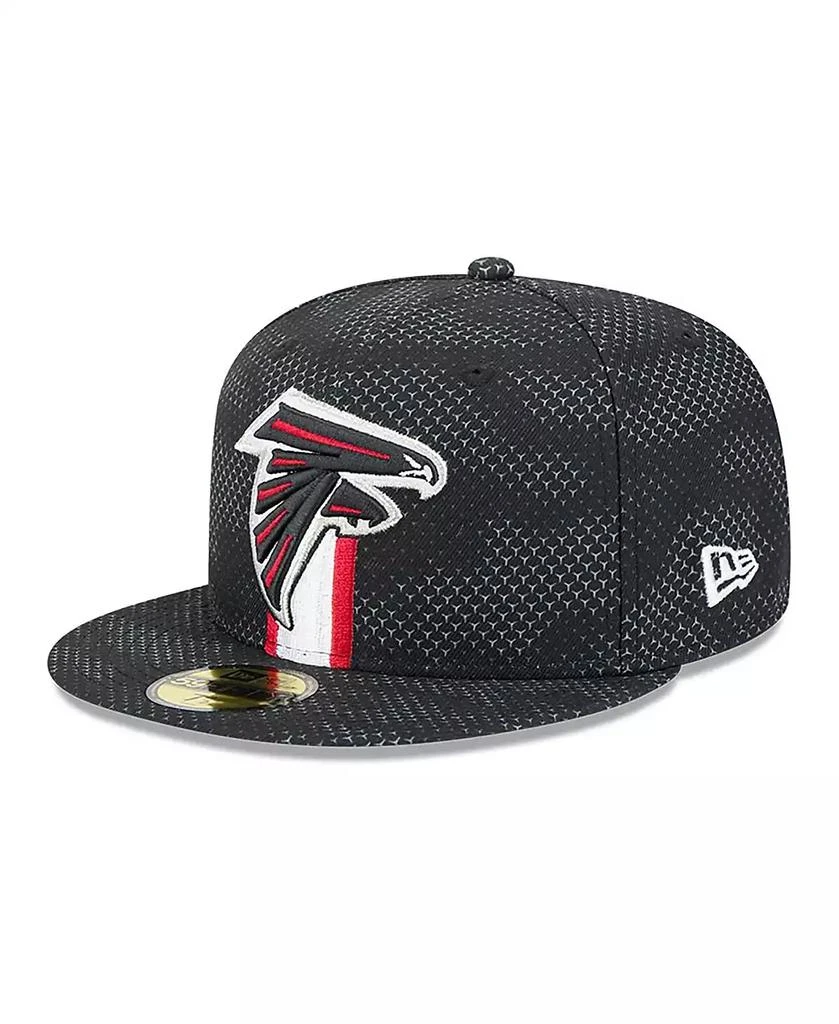New Era Men's Black Atlanta Falcons 2024 Sideline 59FIFTY Fitted Hat 4