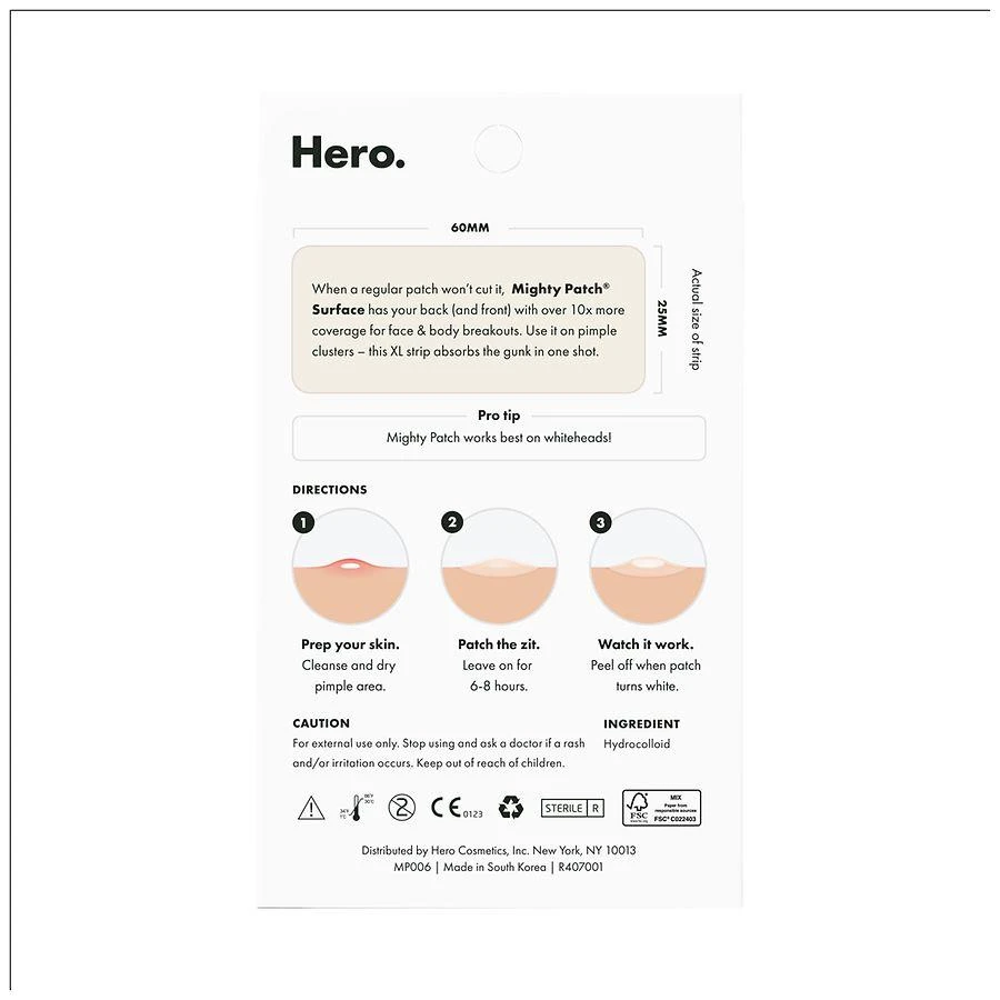 Hero Cosmetics Mighty Patch Surface 3