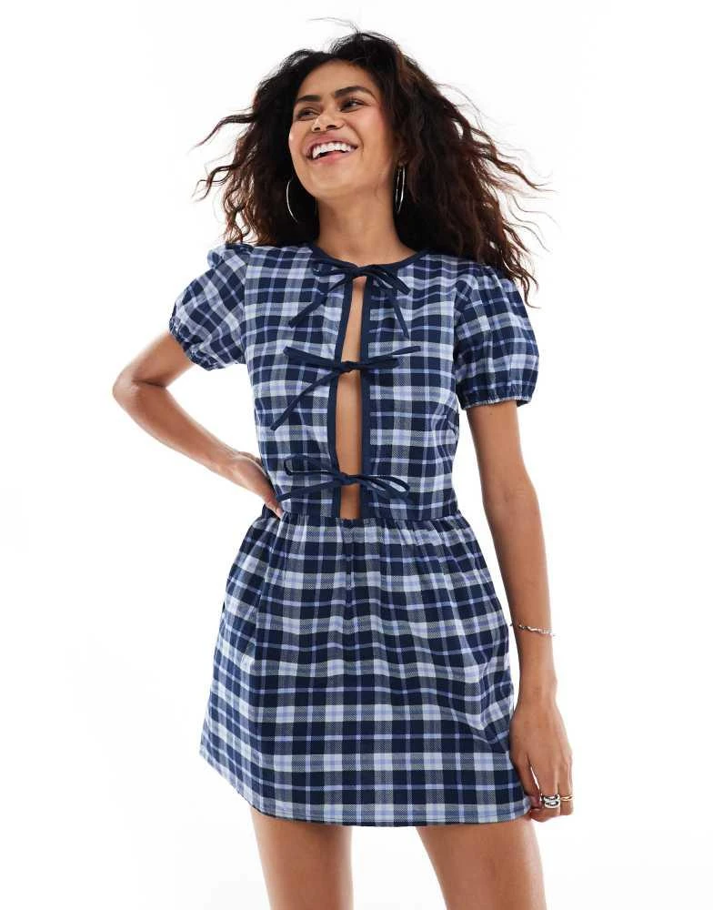 blue motel dress Coda Slip Dress in Satin Blue