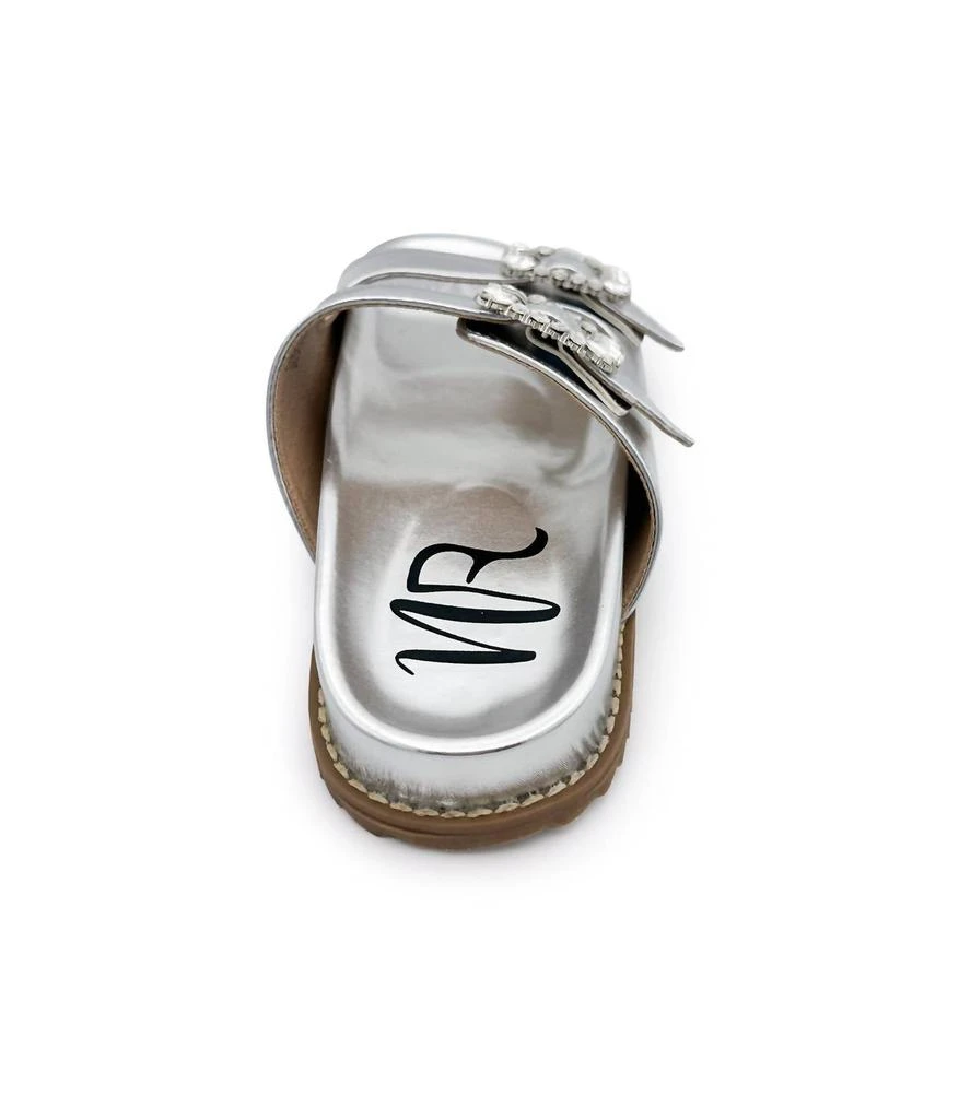 Not Rated Women's Stellar Rhinestone Buckle Slides 4