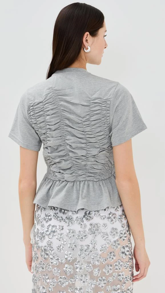 CECILIE BAHNSEN Ace Top Jersey Grey Melange 2