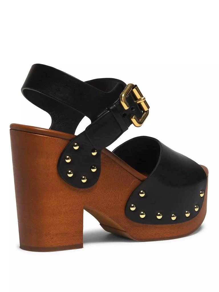 Chloé Jeannette Leather Clogs 3