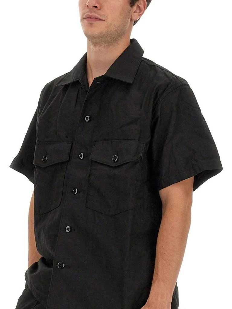 Needles Needles Short-Sleeved Buttoned Shirt 4