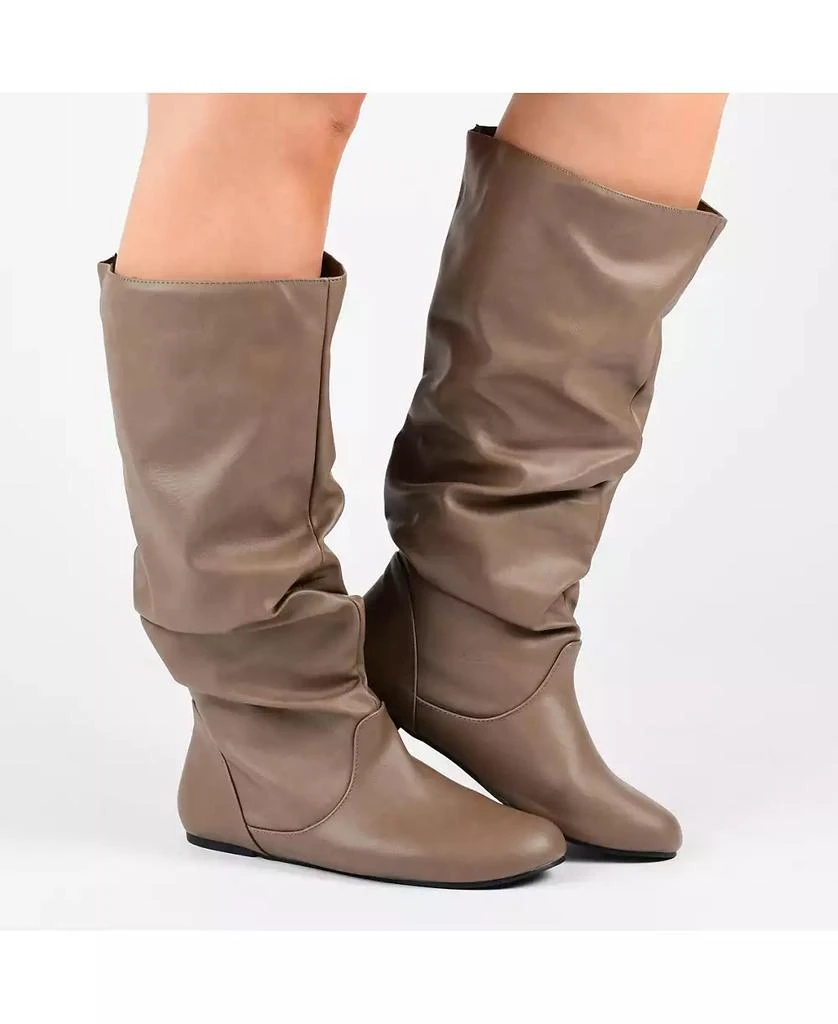 Journee Collection Women's Jayne Wide Calf Slouchy Knee High Boots 6