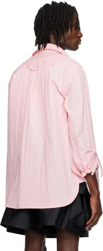 Simone Rocha Pink Bow Detail Workwear Shirt 3