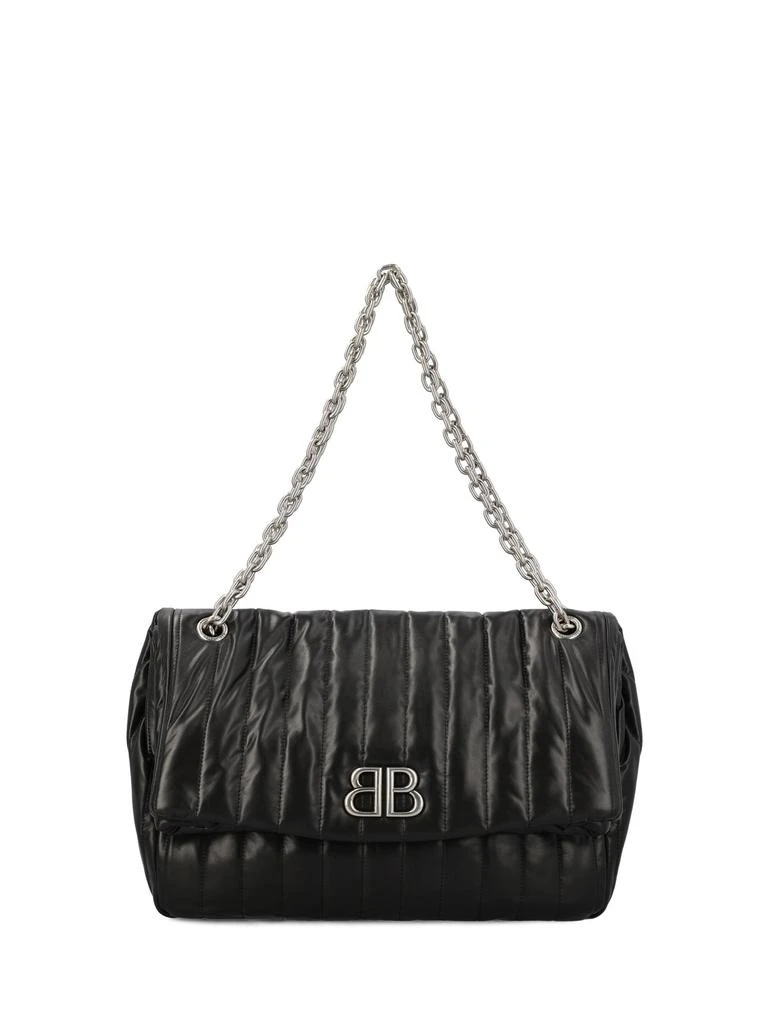 Balenciaga Balenciaga Monaco Medium Quilted Chain Shoulder Bag 1
