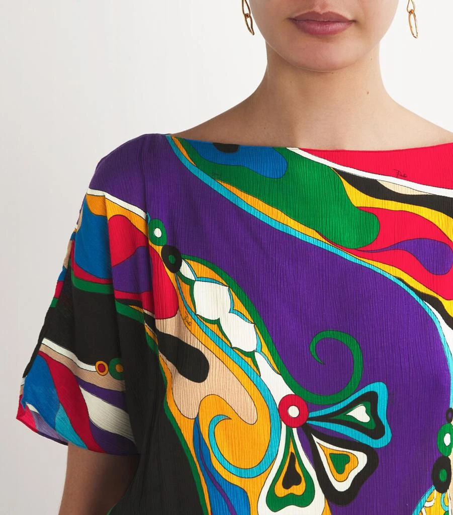 PUCCI Orchidee Print Mini Dress 4