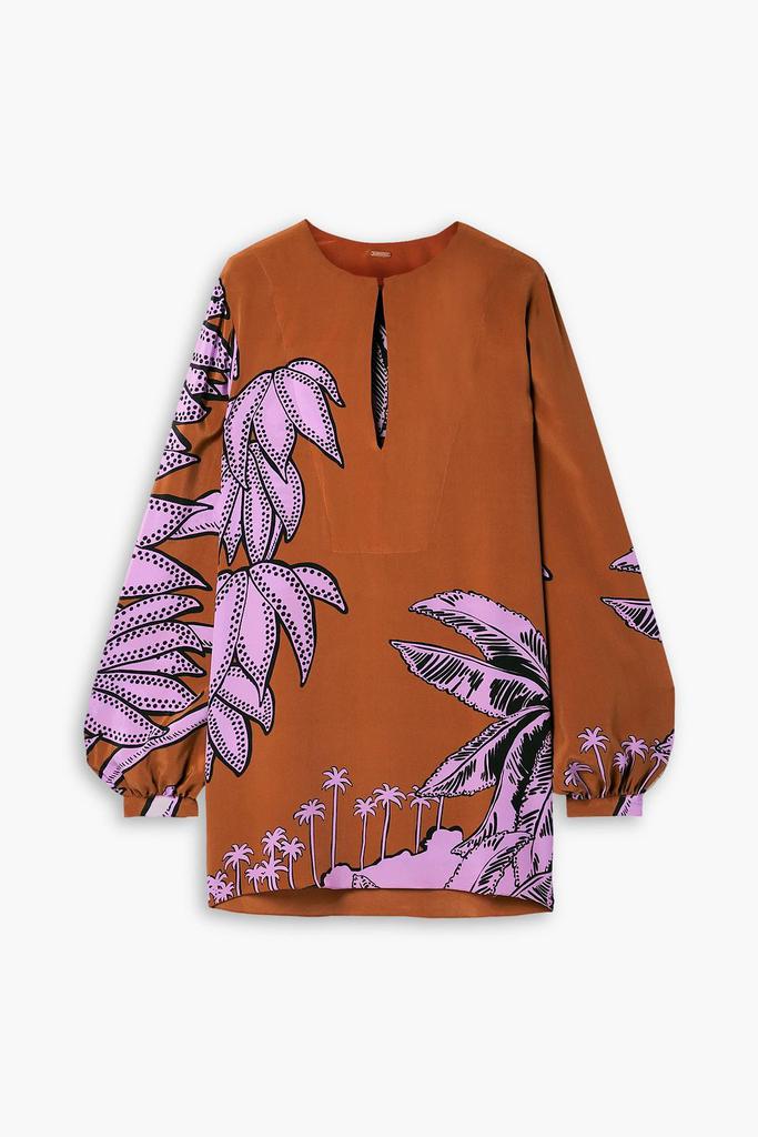 JOHANNA ORTIZ Antiguas Colonias printed silk-crepe blouse