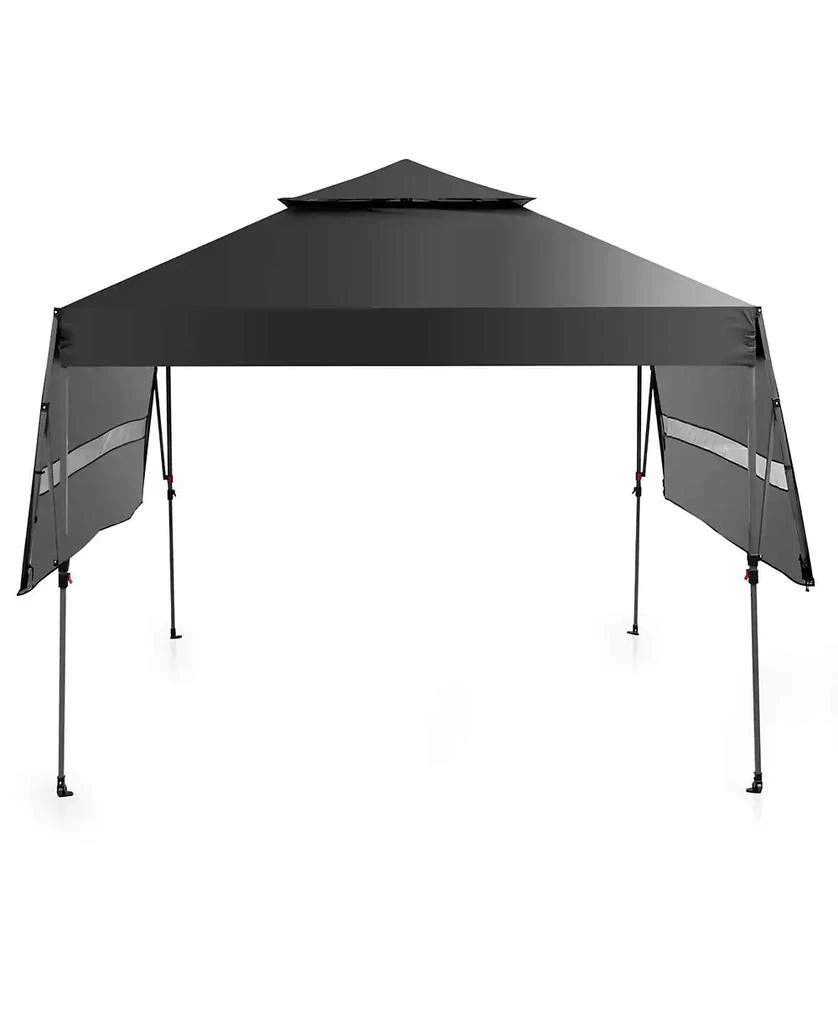 Costway 10'x17.6' Outdoor Instant Pop-up Canopy Tent Dual Half Awnings Adjust Patio 1