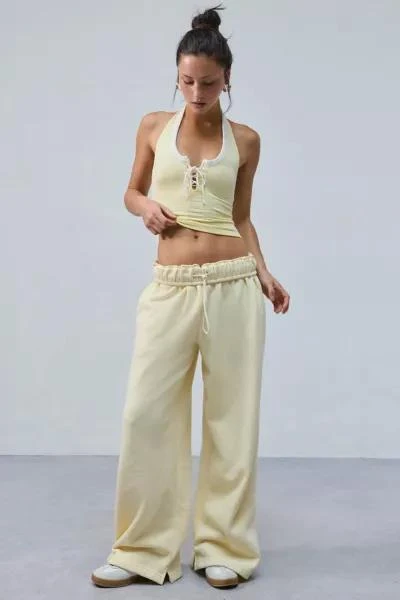 Out From Under Out From Under Stassi Seamless Knit Lace-Up Halter Top 4