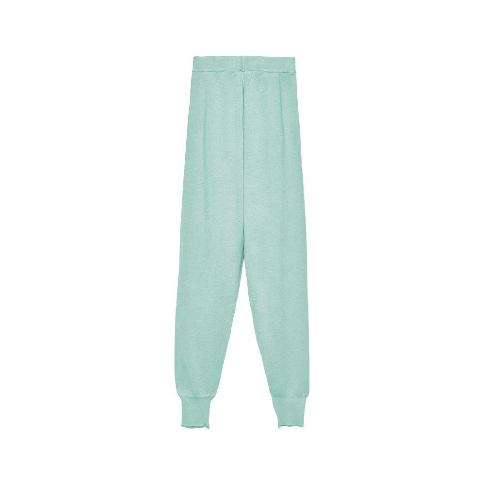 HINNOMINATE Mint Wool Blend Tracksuit Women's Trousers