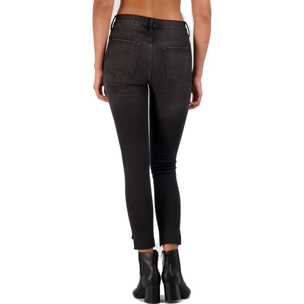 Just Black Womens High Rise Distressed Skinny Jeans 5
