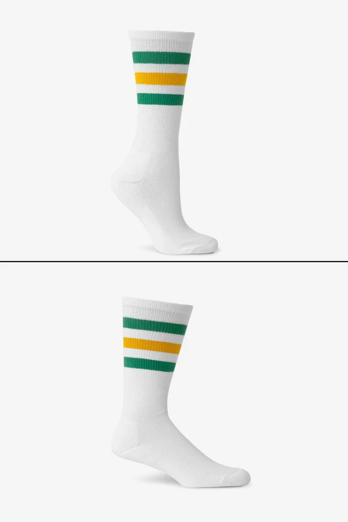 Los Angeles Apparel CALFSOCK - Unisex 3-Stripe Calf Sock 5