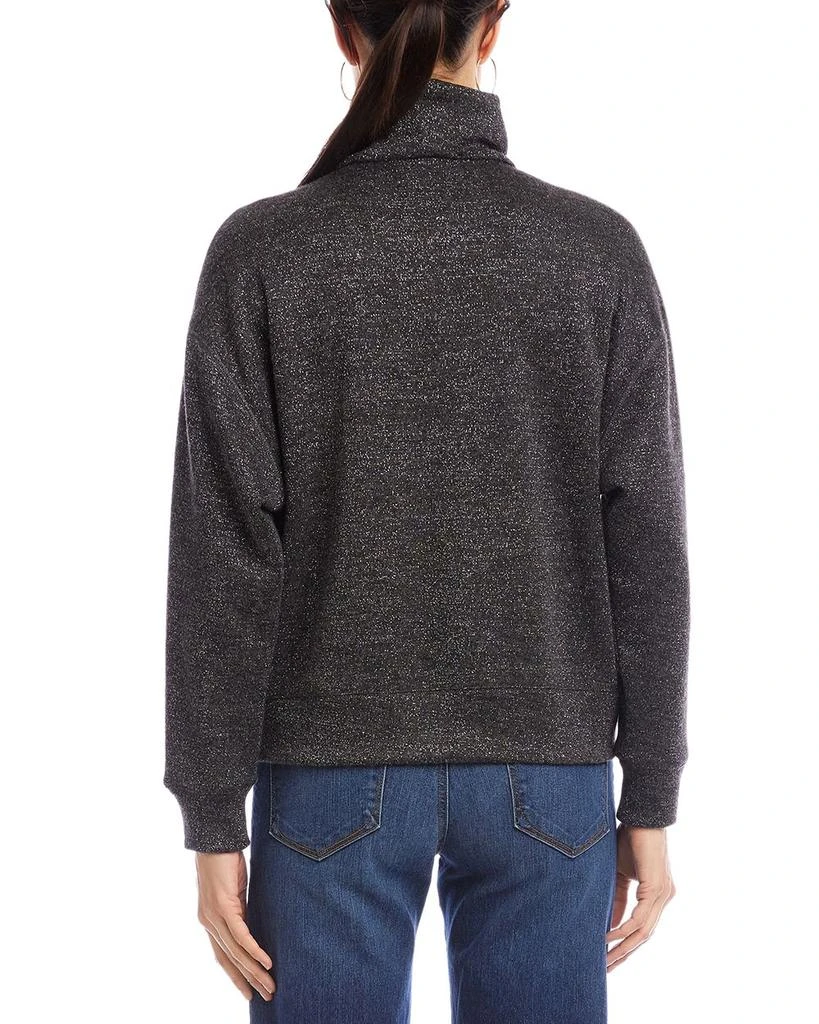 Karen Kane Long Sleeve Faux Wrap Turtleneck Sweater 3