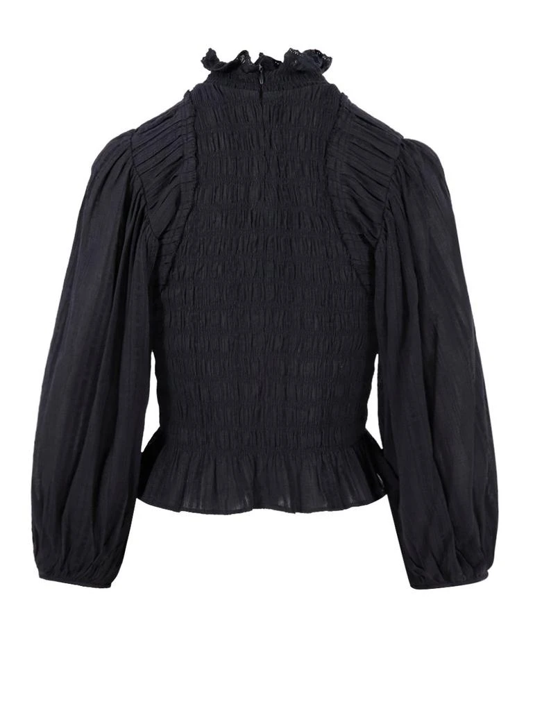 Isabel Marant Étoile Isabel Marant Étoile Idris Ruffle-Smocked Puff Sleeved Blouse 2