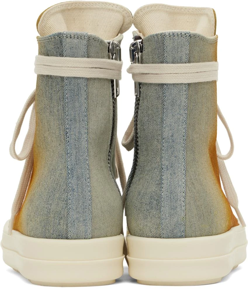 Rick Owens Blue & Orange Sneaks Sneakers 2
