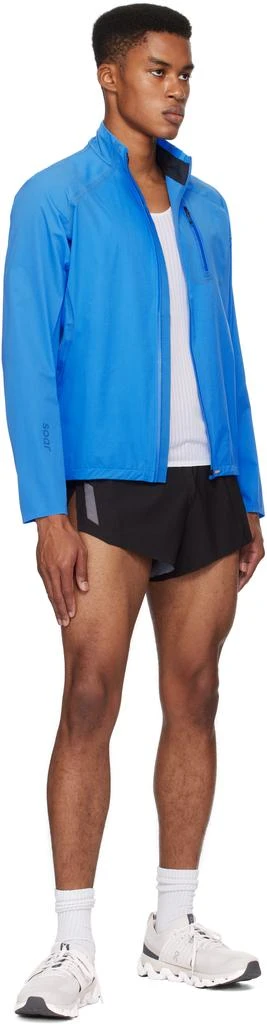 Soar Running Blue Rainout Shell Jacket 4