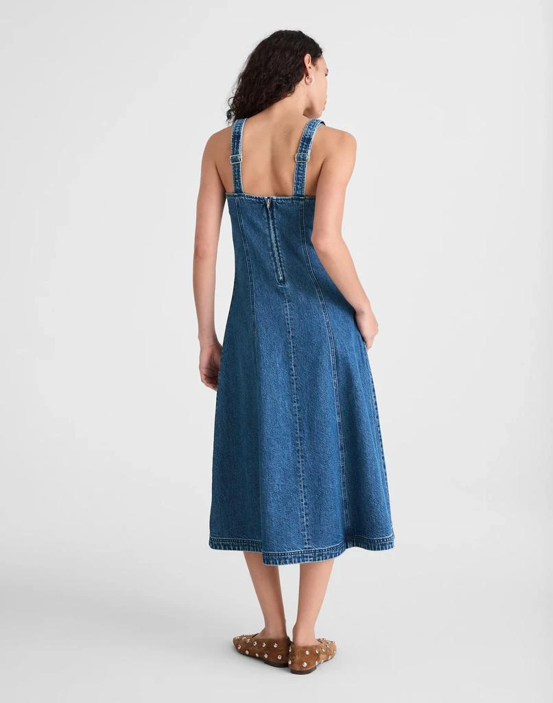 Madewell Denim Scoopneck Midi Dress 4