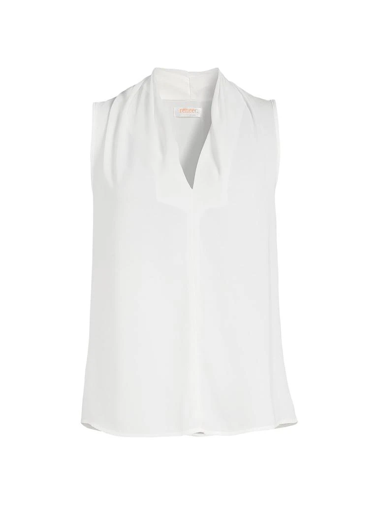 Renee C. V-Neck Sleeveless Blouse 3