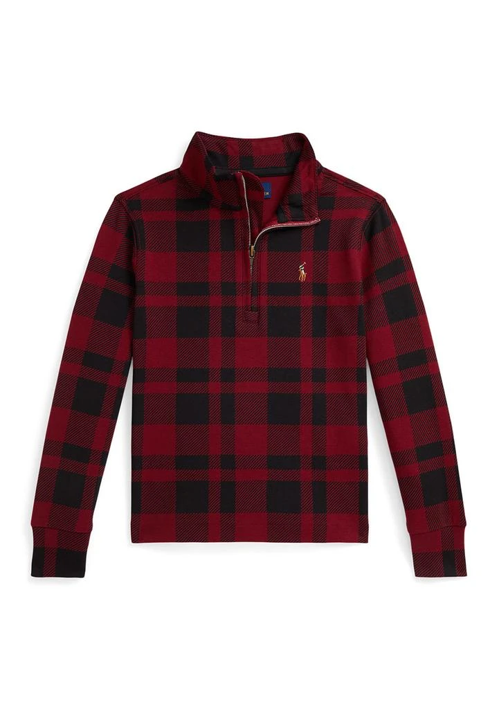 Ralph Lauren Boys 2-7 Plaid Cotton Interlock Pullover