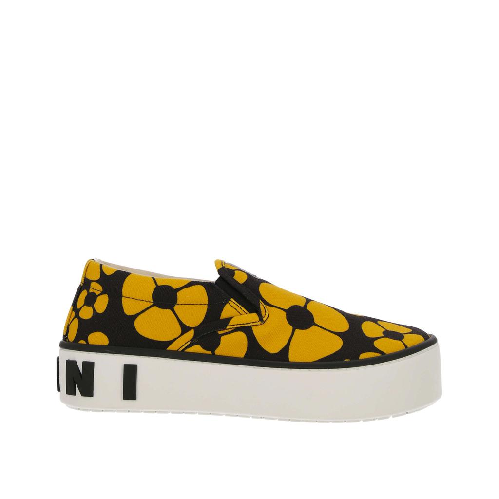 Marni Marni Printed Slip On Sneakers