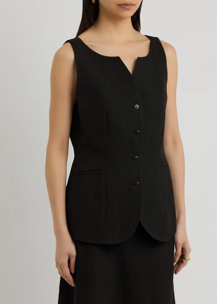 SKALL STUDIO Toni linen-blend waistcoat 2