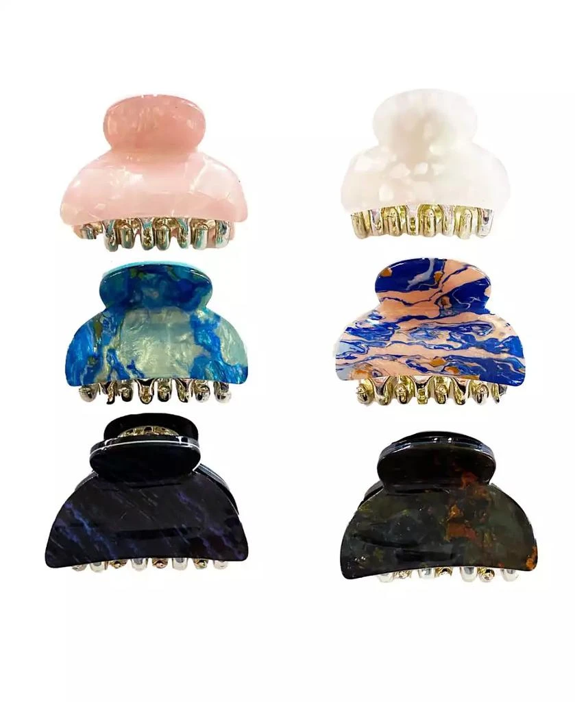 Headbands of Hope Claw Clip Set of 6 - Retro