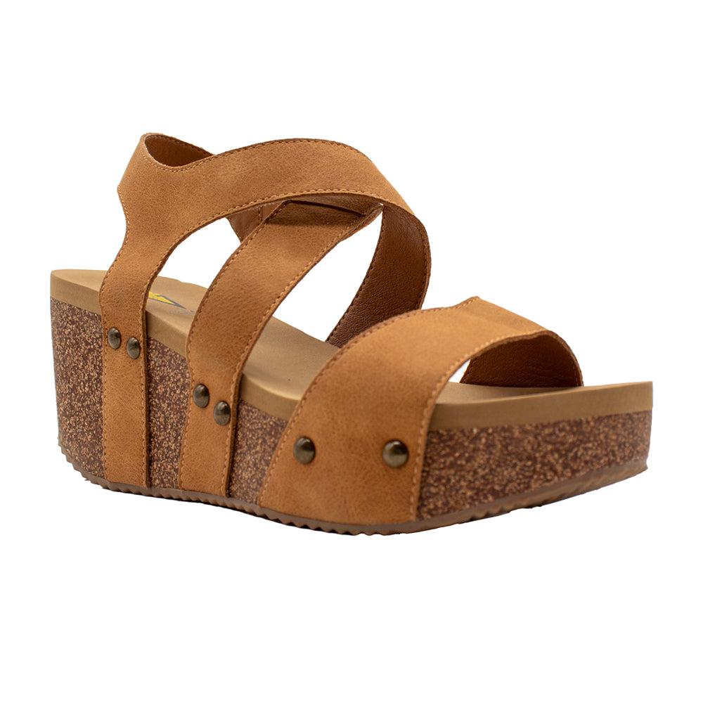 VOLATILE Sunkissed Wedge Sandals