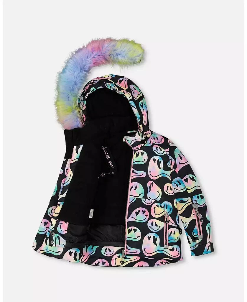 Deux par Deux Girl Two-Piece Play Snowsuit with Printed Jacket Pink - Toddler|Child 2