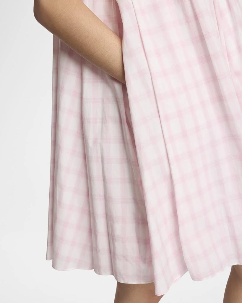 Loewe Plaid Trapeze Mini Dress 5