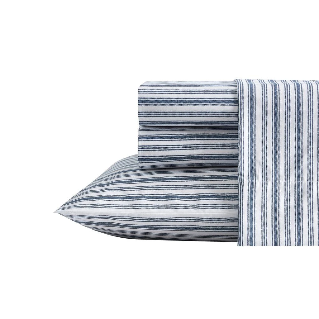 Nautica Coleridge Striped Blue Full Sheet Set