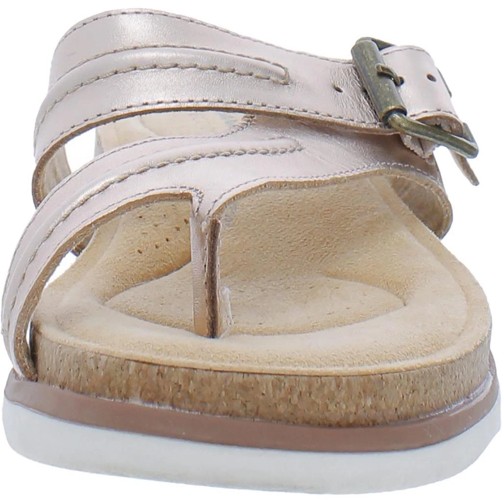 Clarks Brynn Madi Womens Buckle Cushioned Footbed Slide Sandals 3