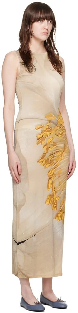 Paloma Wool Beige Fortunata Maxi Dress 2