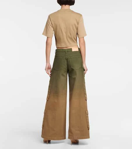Dion Lee High-rise cotton cargo pants 3