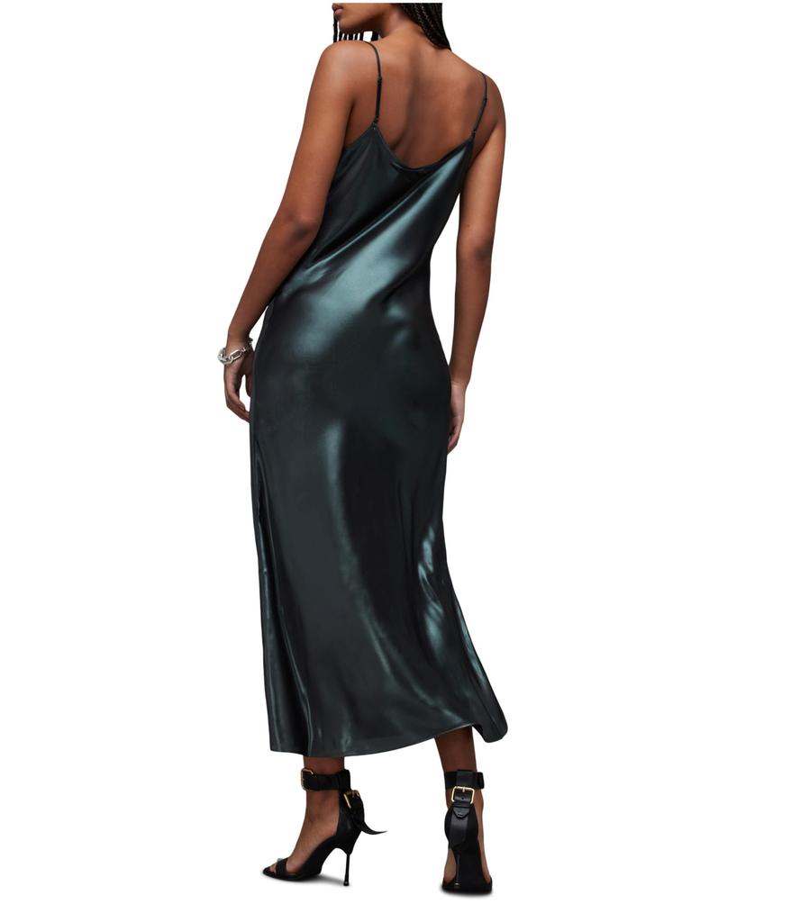 AllSaints Hadley Metallic Dress