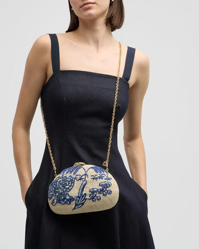 Rafe Berna Chinoiserie Embroidered Clutch Bag 2