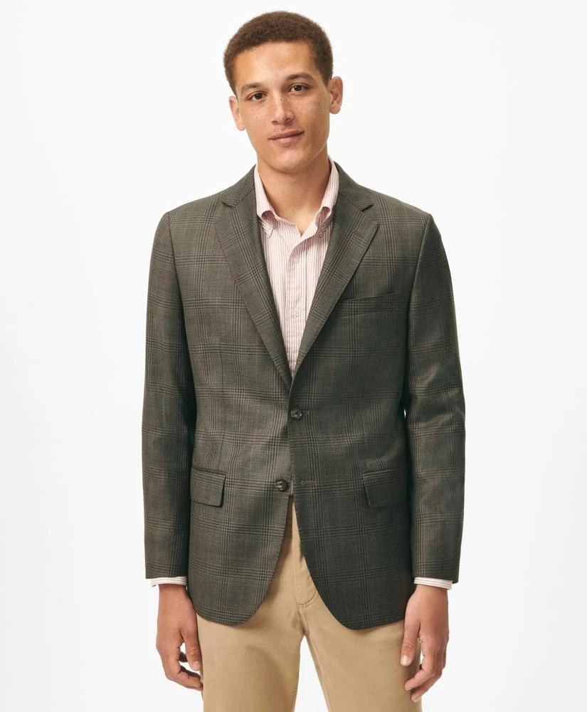 Brooks Brothers Slim Fit Checked Sport Coat in Wool 1