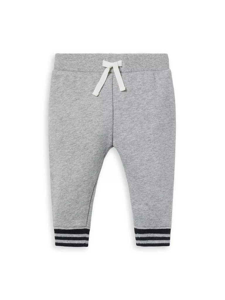 Janie and Jack Baby Boy's Varsity Shawl Collar Cardigan &amp; Joggers Set 4