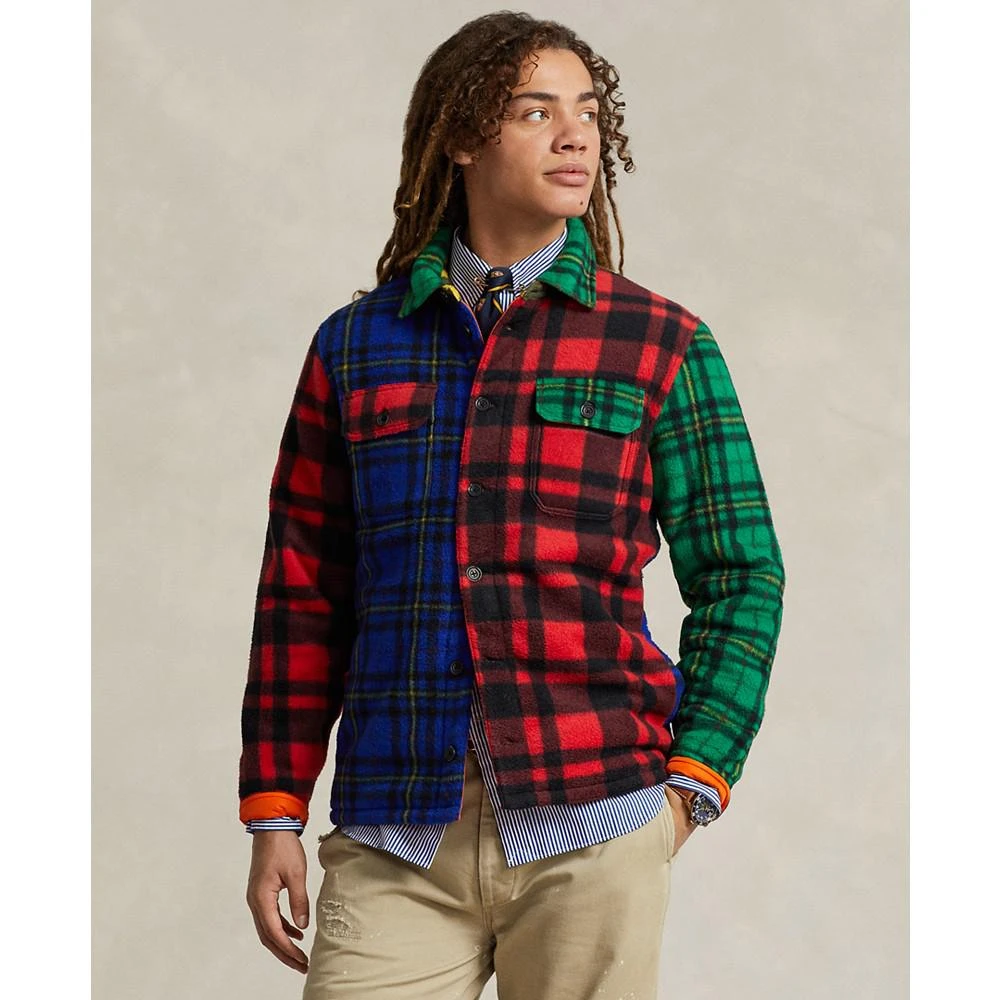 Polo Ralph Lauren Men's Plaid Brushed Fleece Shirt Jacket 1