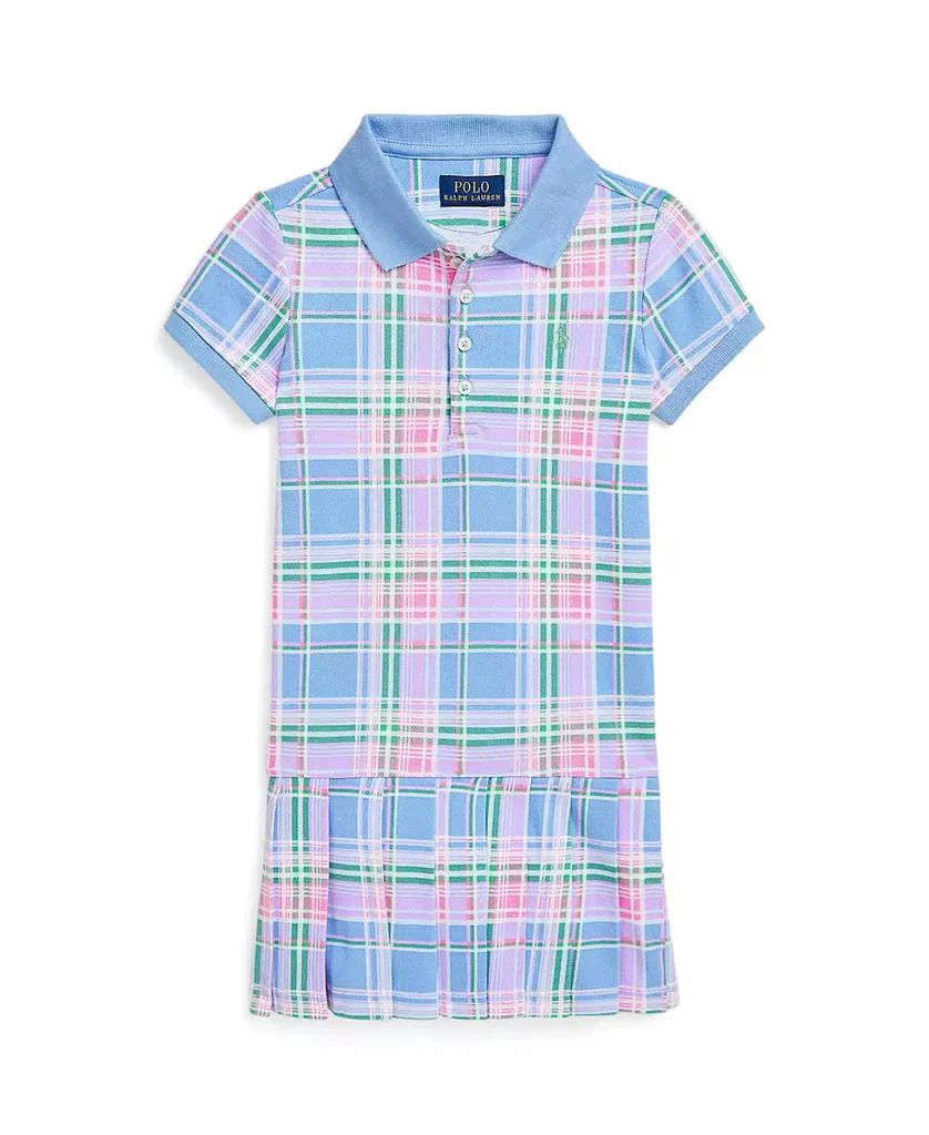 Ralph Lauren Toddler and Little Girls Plaid Mesh Polo Dress 1