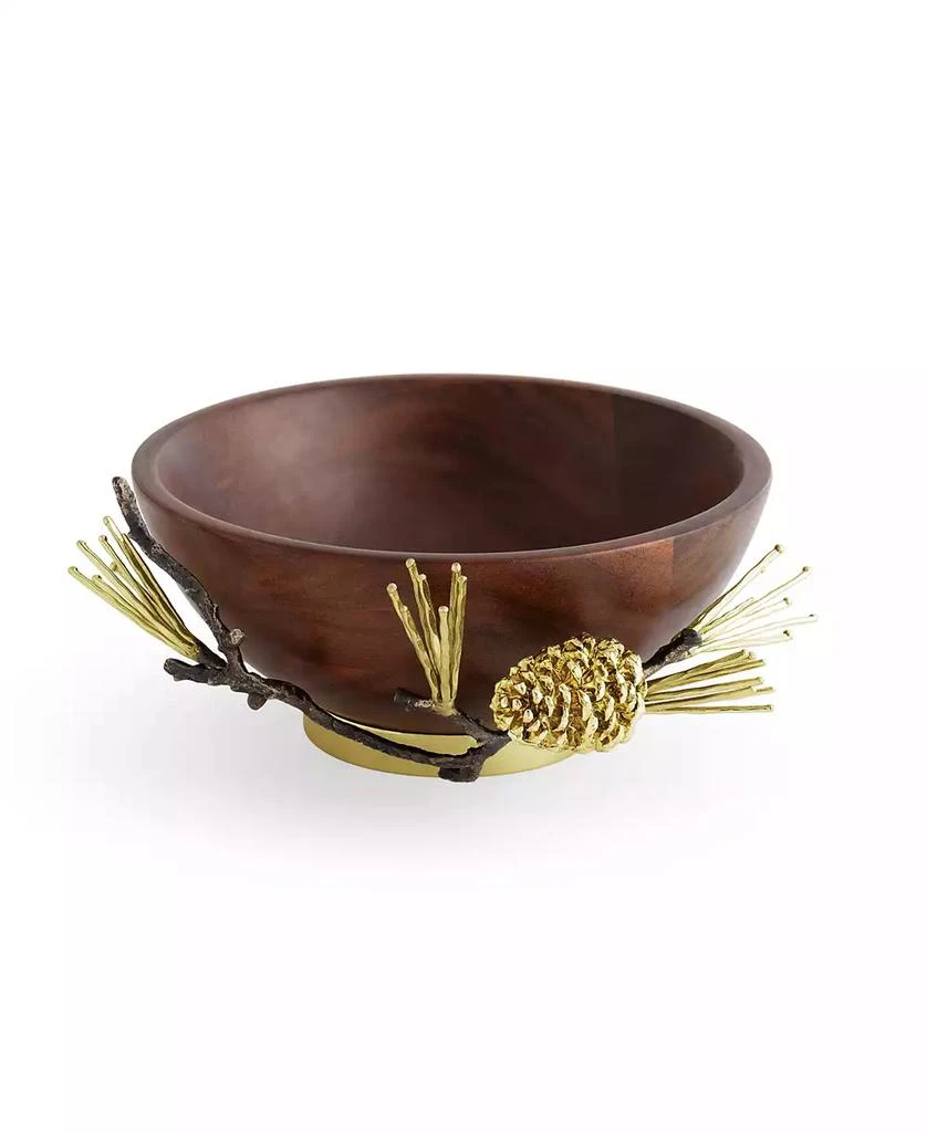 Michael Aram Pinecone Wood Small Bowl 1