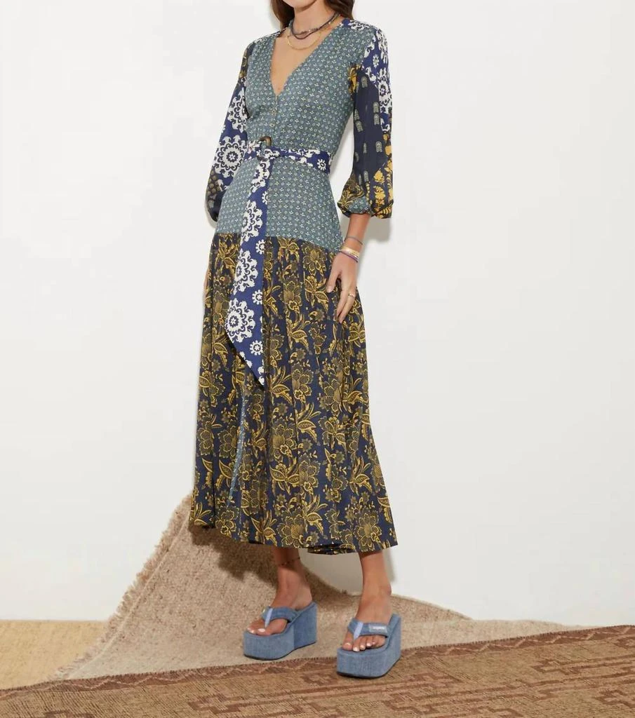 Boteh Boteh - FLORIMONDE BUTTON-THROUGH MAXI DRESS 3